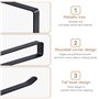 Porte Rouleau Papier Cuisine, Porte Rouleau Papier Cuisine sans perçage, Porte essuie Tout, Support sopalin Cuisine, Porte Essui