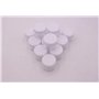 50 Petites Bouteilles vides en Plastique de 20 g avec Couvercle à vis Blanc pour Maquillage, Maquillage, Voyage, Organisateur, D