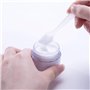 50 Petites Bouteilles vides en Plastique de 20 g avec Couvercle à vis Blanc pour Maquillage, Maquillage, Voyage, Organisateur, D