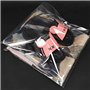 VASANA Lot de 100 sacs transparents en cellophane à fermeture adhésive - 22,9 x 30,5 cm - Idéal pour pâtisserie, bougies, bonbon