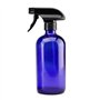 1 flacon pulvérisateur vide rechargeable en verre de 500 ml avec gâchette noire