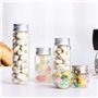 Bamboopack Lot de 12 petits flacons en verre de 30 ml avec couvercles à visser en aluminium pour échantillons de messages de sou