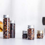 Bamboopack Lot de 12 petits flacons en verre de 30 ml avec couvercles à visser en aluminium pour échantillons de messages de sou