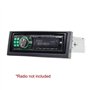 Sound-way - Kit Montage autoradio façade pour Citroen C5 / Peugeot 407 Noir - 1D-C5N