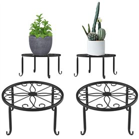 2 Pièces Pot de fleur Stand