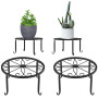 2 Pièces Pot de fleur Stand