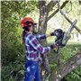 Casque de sécurité forestière industrielle - Système de protection auditive et faciale - Certifié CE EN397 - Casque professionne
