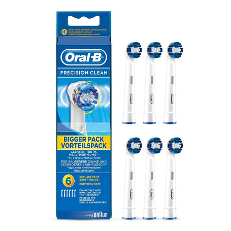 Oral-B Precision Clean brossettes de rechange pour brosse à dents électrique x6