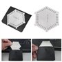 25-3000um Peigne à Film Humide Hexagonal Jauge D'épaisseur de Film Humide Jauge D'paisseur de Film Humide en Acier Inoxydable av