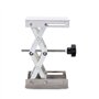 100X100mm Plateforme De Levage en Acier Inoxydable Plateforme De Levage Support De Ciseaux Lab-Ascenseur Lifter pour Expériences