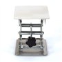 100X100mm Plateforme De Levage en Acier Inoxydable Plateforme De Levage Support De Ciseaux Lab-Ascenseur Lifter pour Expériences