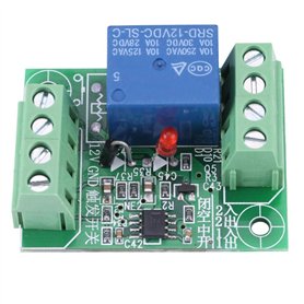 Relais à Vis du Module de Commande du Relais CC 12V Conception Commutateur de Déclenchement Carte Bistable à Un Seul Canal Commo