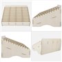 Boîte de rangement 48 compartiments en bois pour téléphone portable, bureau, organiseur, accessoires de rangement, boîte de rang