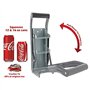 Compacteur de cannettes de Jusqu’à 500 ML, Broyeur de canette à bière pour canettes de Boisson Compacteur canette bière Soda, Ou