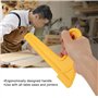 2 Pcs V-type Scies À Bois Poussoirs Pour Table De Menuiserie Routeur Lame De Travail Portable Jaune ABS Longueur 8.07 pouce