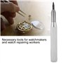 Boîtier de montre en forme de tube, outil d'extraction de tube d'insertion de couronne de montre-bracelet avec 4 broches pour ou