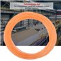 PU Courroie de Transmission Ronde Lisse Haute Performance pour Transmission Orange, 1.00V