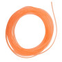 PU Courroie de Transmission Ronde Lisse Haute Performance pour Transmission Orange, 1.00V
