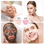 Lot de 2 Tire Comedon Point Noir,Grattoirs pour la Peau,Outil pour Eliminer les Points Noirs pour le Visage,Outil de Nettoyage e