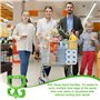 AABDTYYD 2 Pièces Dispositif de Levage,Courses en Plastique, Support de sac D'épicerie,Confortable Porte Sac D'épicerie pour Hom