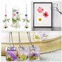 Xinzistar 105 pièces Ensemble de Fleurs séchées pressées Naturelles pour Bricolage Mélange Fleurs séchées de DIY Bougie Peinture