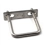 Lot de 4 boulons en U carrés M6 x 30 x 70 mm en acier inoxydable 304