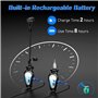 KIMAFUN Microphone de Saxophone Sans Fil 2,4 G, Microphone à Pince pour Instrument Récepteur et Émetteur Sans Fil pour Saxophone