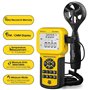 Anémomètre Numérique Portable CFM Pro Anémomètre HVAC Compteur de Vitesse du Vent avec Rétro-éclairage Fonctions Max/Min/MOY pou