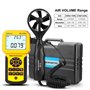 Anémomètre Numérique Portable CFM Pro Anémomètre HVAC Compteur de Vitesse du Vent avec Rétro-éclairage Fonctions Max/Min/MOY pou