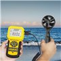 Anémomètre Numérique Portable CFM Pro Anémomètre HVAC Compteur de Vitesse du Vent avec Rétro-éclairage Fonctions Max/Min/MOY pou