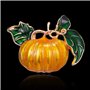 HSQYJ Broche en forme de citrouille pour Halloween - En émail - Pour homme et femme