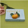 HSQYJ Broche en forme de citrouille pour Halloween - En émail - Pour homme et femme