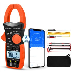 BTMETER Multimètre Numérique à Pinces BT-570S-APP avec Bluetooth