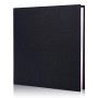 Minlna Album photo en lin avec film de protection - Livre souvenirs - Album de scrapbooking - 40 pages pour 120 photos - 27