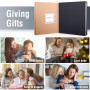 Minlna Album photo en lin avec film de protection - Livre souvenirs - Album de scrapbooking - 40 pages pour 120 photos - 27,9 x 