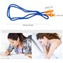 PIQIUQIU Lot de 20 paires de bouchons d'oreilles en silicone souple pour dormir - Réduit le bruit - Protection auditive avec cor