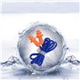 PIQIUQIU Lot de 20 paires de bouchons d'oreilles en silicone souple pour dormir - Réduit le bruit - Protection auditive avec cor