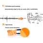 PIQIUQIU Lot de 20 paires de bouchons d'oreilles en silicone souple pour dormir - Réduit le bruit - Protection auditive avec cor