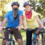 Lot de 6 bandanas pour hommes et femmes, bandeaux en nylon Paisley foulard Cowboy Bandana, bandanas carrés idéaux pour le cyclis
