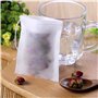 Lot de 200 sachets à thé avec cordon de serrage - En tissu non tissé - Pour feuilles de thé en vrac, parfumés, épices, vanille, 