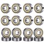 20 pièces 8 mm x 22 mm x 7 mm en métal à Double Blindage roulements à Billes à Gorges Pro