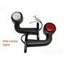 Riloer Feux Arrière LED, Lot de 2 feux de signalisation latéraux à LED 12 V Feux De Dégagement Côté Indicateur de Position Feux 