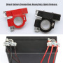 ZHITING 2 Pièces Bornes de Batterie Positive et Négative Batterie Connecteur Pinces Battery Terminal pour Auto Camion Caravane