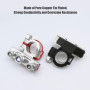 ZHITING 2 Pièces Bornes de Batterie Positive et Négative Batterie Connecteur Pinces Battery Terminal pour Auto Camion Caravane