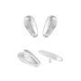 HiCycle2 Lot de 3 paires de plaquettes de nez de rechange pour lunettes de soleil Oakley et Tom Ford avec vis et tournevis 14 x 