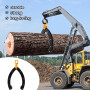 CDZHLTG Pince Forestière pour Troncs, Pince de Levage pour Bois Capacité de Charge 1000 kg, Grappins pour le Travail de Chargeme