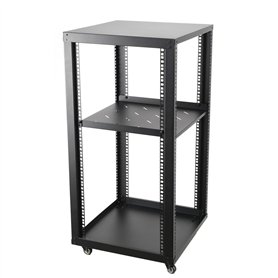 CDZHLTG Rack de Serveur à Cadre Ouvert 20U Support de Serveur pour Serveurs et équipements Audiovisuels