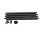CDZHLTG Rack de Serveur à Cadre Ouvert 20U Support de Serveur pour Serveurs et équipements Audiovisuels, Rack Réseau Mural à 4 M