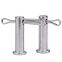 WeqeYent Assortiment de 220 goupilles fendues M1.0/M1.5/M2/M2.5/M3/M4 en acier inoxydable 6 tailles assorties de clips de fixati