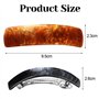 Rectangle Barrettes Clip Français